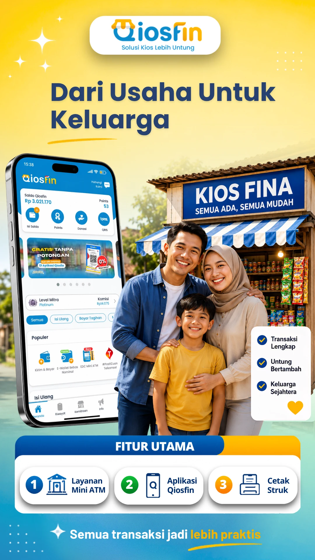 Qiosfin: Agen Pulsa & QRIS screenshot